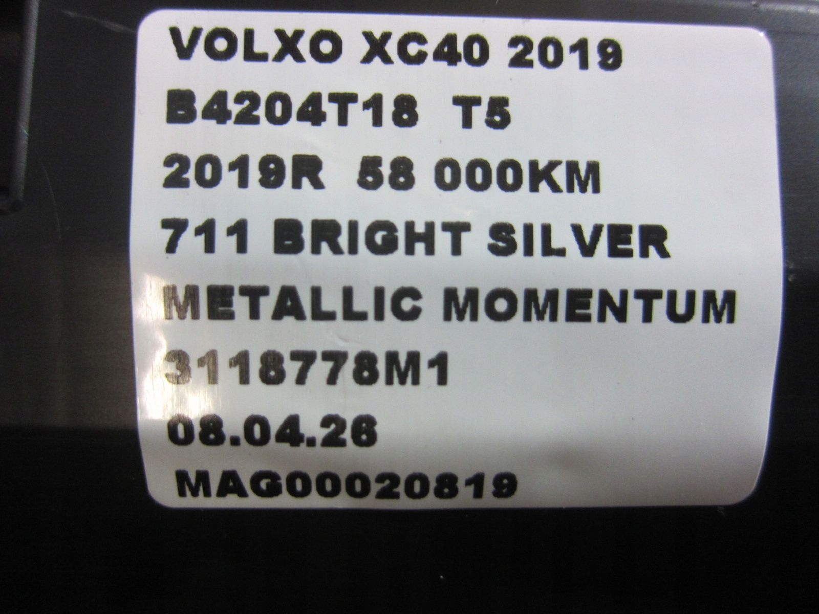 VOLVO XC40 XC 40 dials dials VIRTUAL COCKPIT DIGITAL USA 32233961