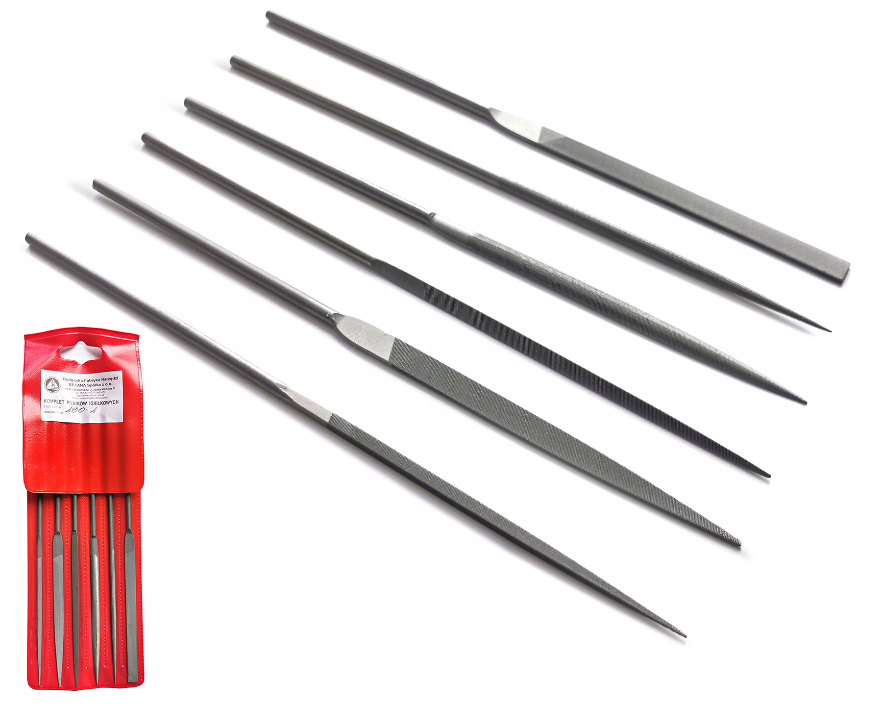 KOMPLET PILNIKÓW IGLAKÓW IGIEŁKOWYCH 180/1 BEFANA