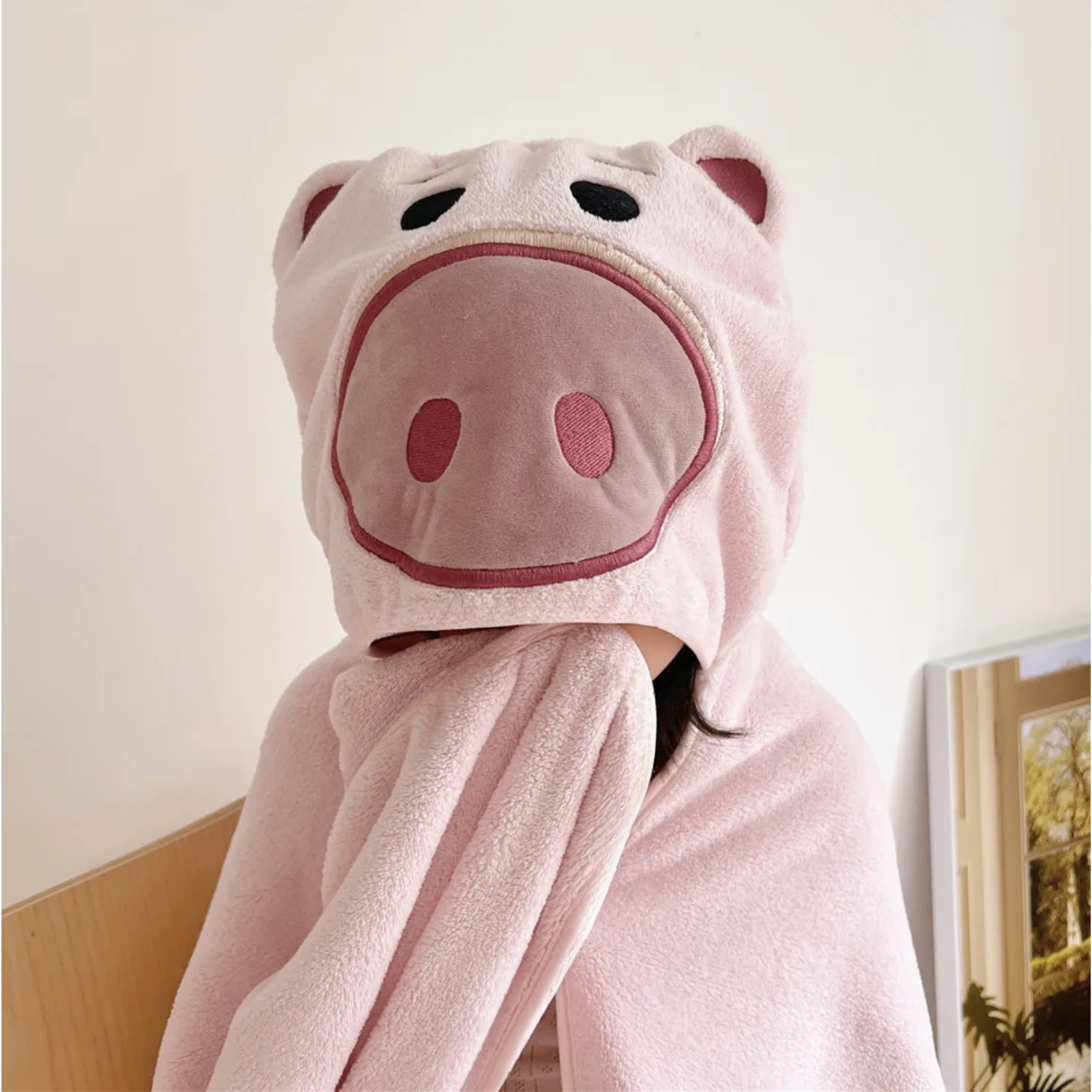 RĘCZNIK OKRYCIE KĄPIELOWE Z KAPTUREM 70X140 KĄPIELOWY PONCZO DLA DZIECI Marka inna marka