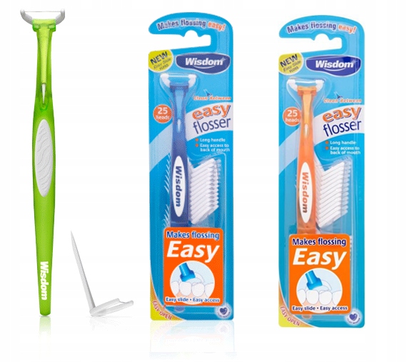 

Wisdom Easy Floss nić dentystyczna z długą rączką
