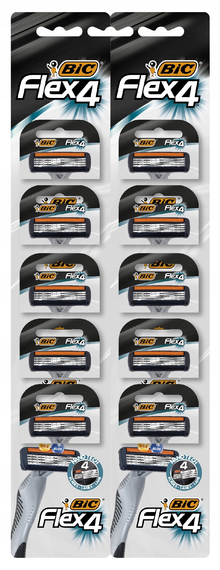 

Bic Maszynka do golenia Bic Flex4 1op.-10szt