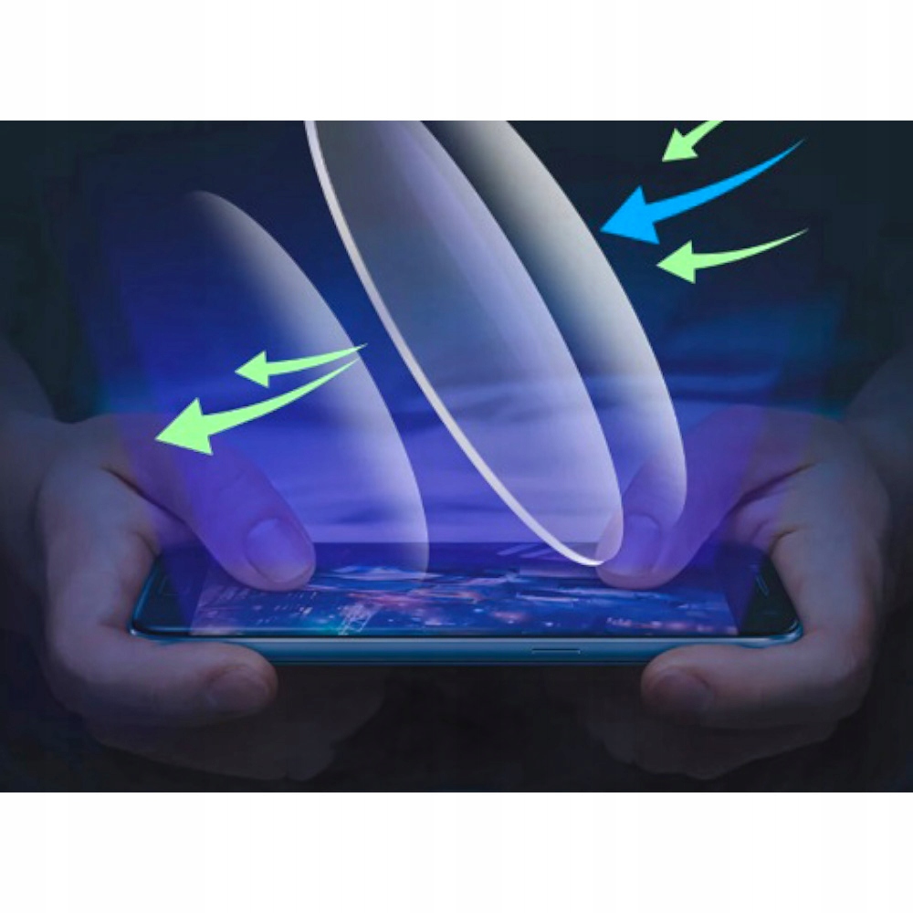 OKULARY DO KOMPUTERA BIOHACKING FILTR ŚWIATŁA NIEBIESKIEGO ETUI POLARZONE Szerokość soczewki 53 mm