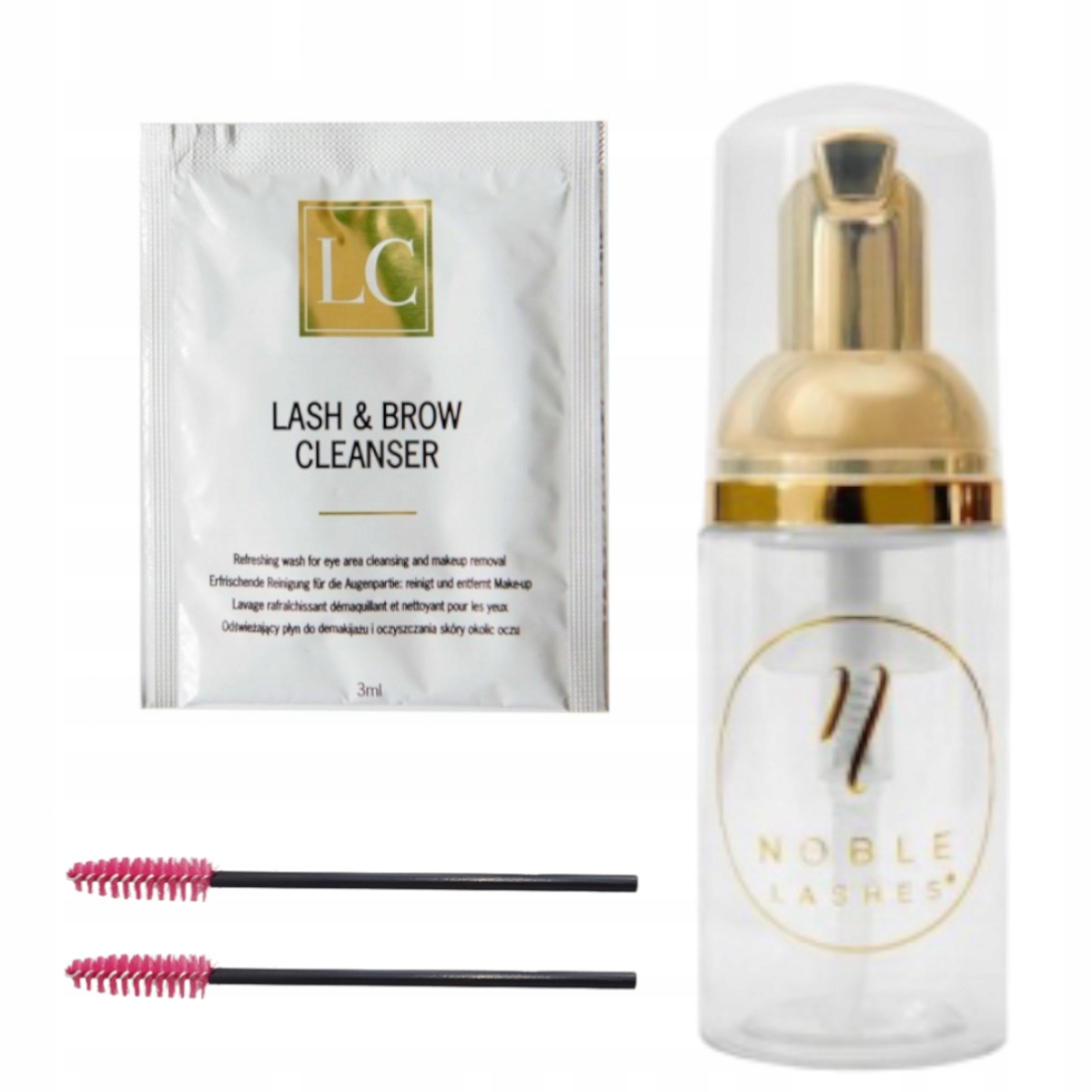 

Szampon do rzęs LC + pojemnik pianotwórczy Gratisy