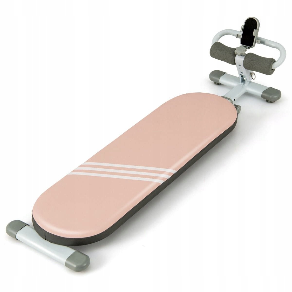 Ławeczka treningowa do ćwiczeń brzuszków Różowa