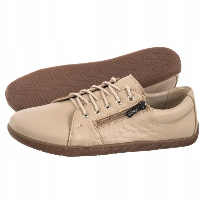 Dámské kožené polobotky Helios Béžová 436 10