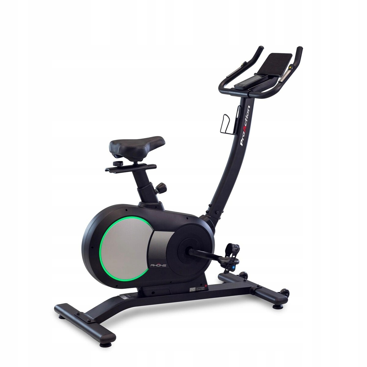 Rower magnetyczny stacjonarny Rhone Ftms Black Bh Fitness Mata pod sprzęt