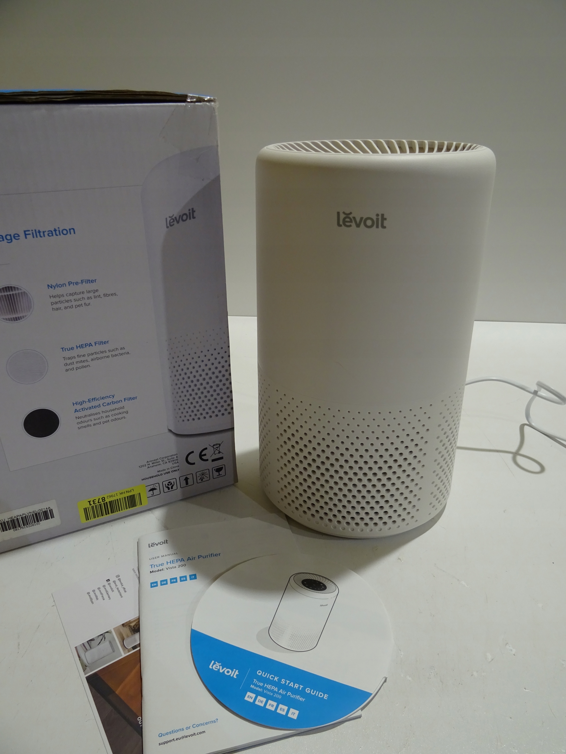 Oczyszczacz powietrza Levoit Vista 200 EAN (GTIN) 817915028100