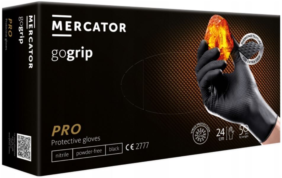 

Gogrip Black Rękawice Nitrylowe Mocne Czarne XXL