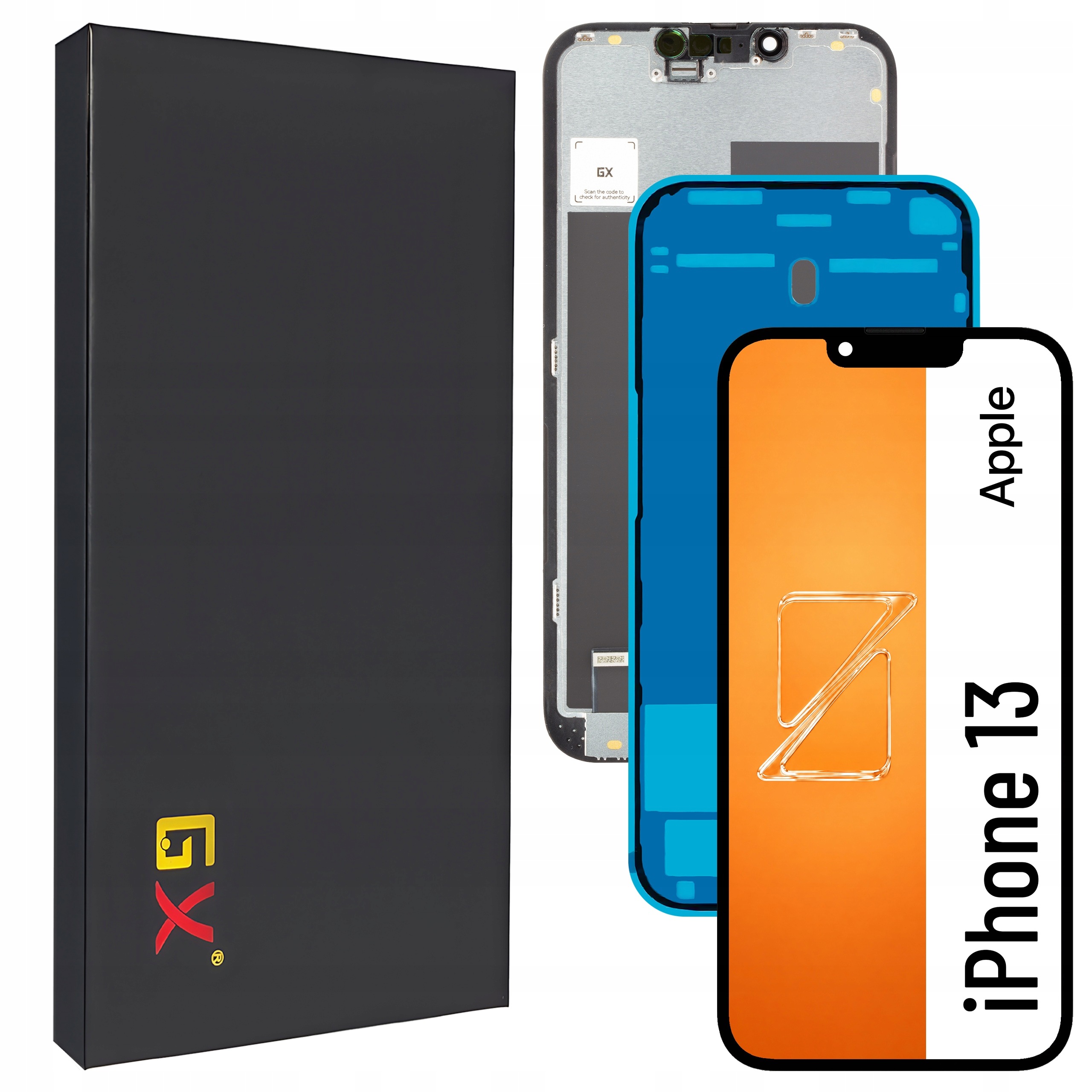 Displej s rámečkem Gx Amoled pro iPhone 13 Displej těsnění