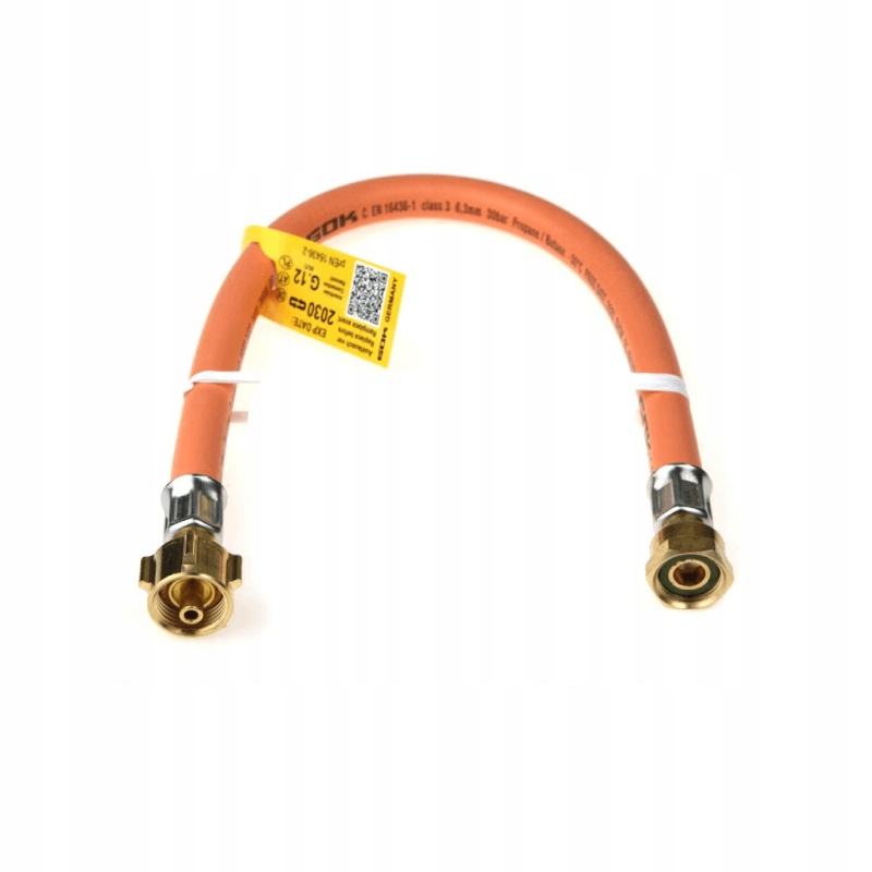 GB407 - Газовий шланг GOK KLF M20 1,5 75 см для автофургона