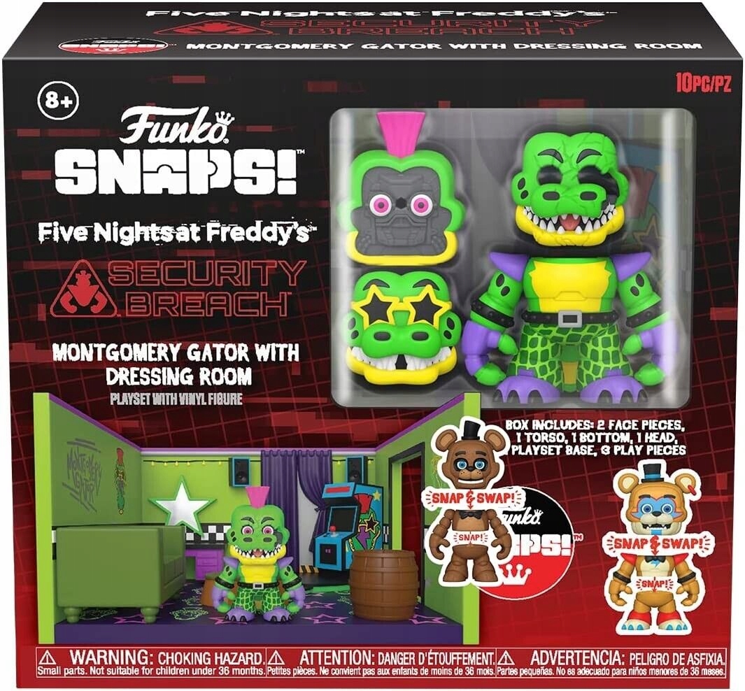 Five Nights at Freddy's Montgomery Gator Funko Snaps Fnaf nová sada Monty