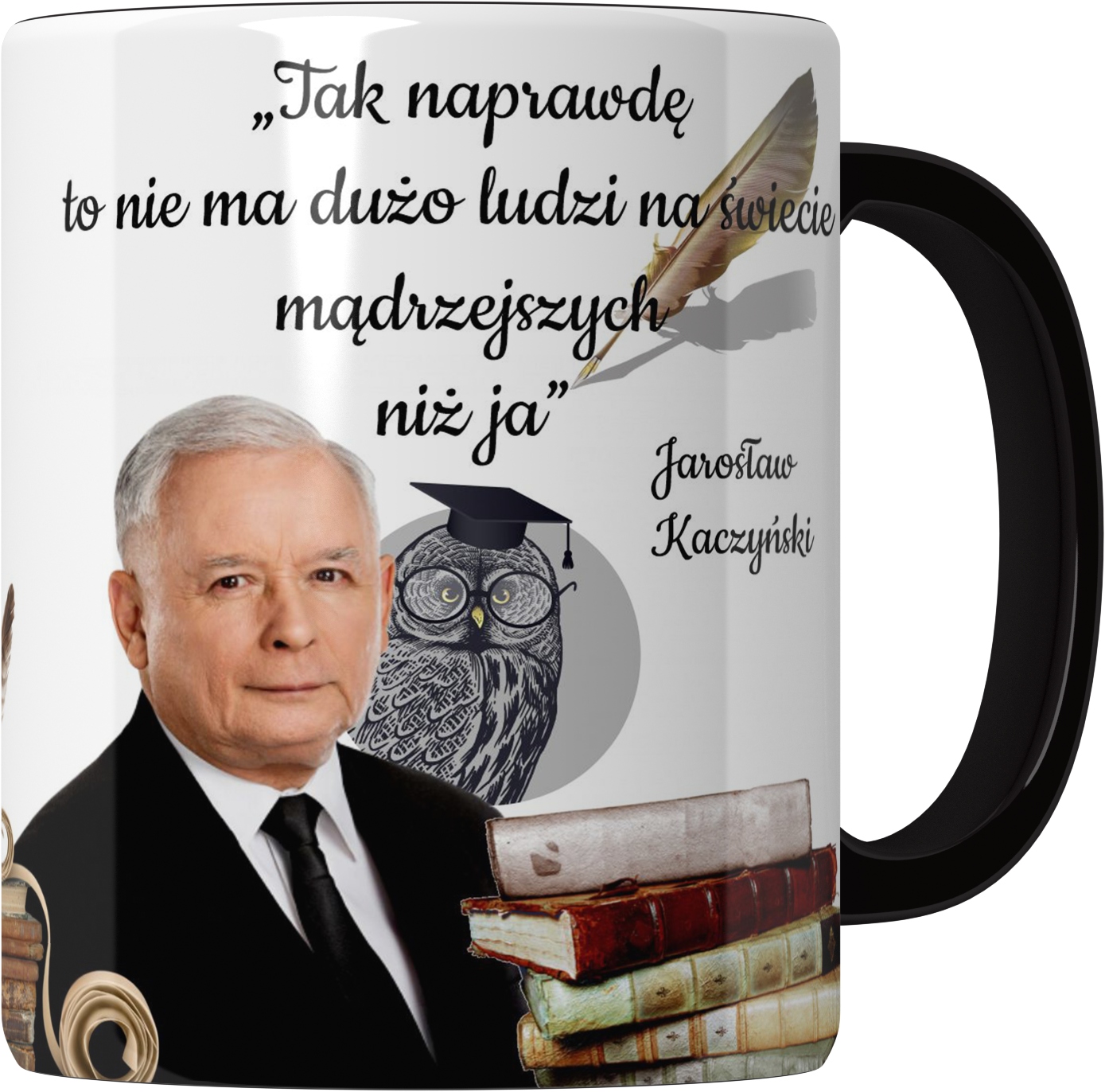 

Kubek Premium Nie Ma Ludzi Mądrzejszych Jarek Pis