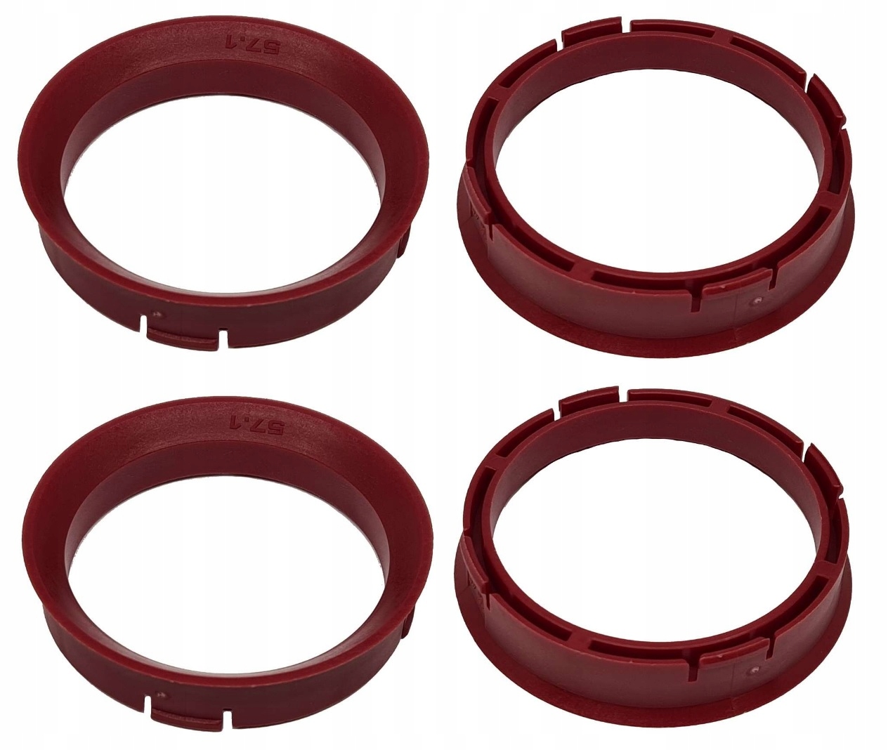 Středící kroužky na ráfky 66.45 x 57.1 R-System 4ks