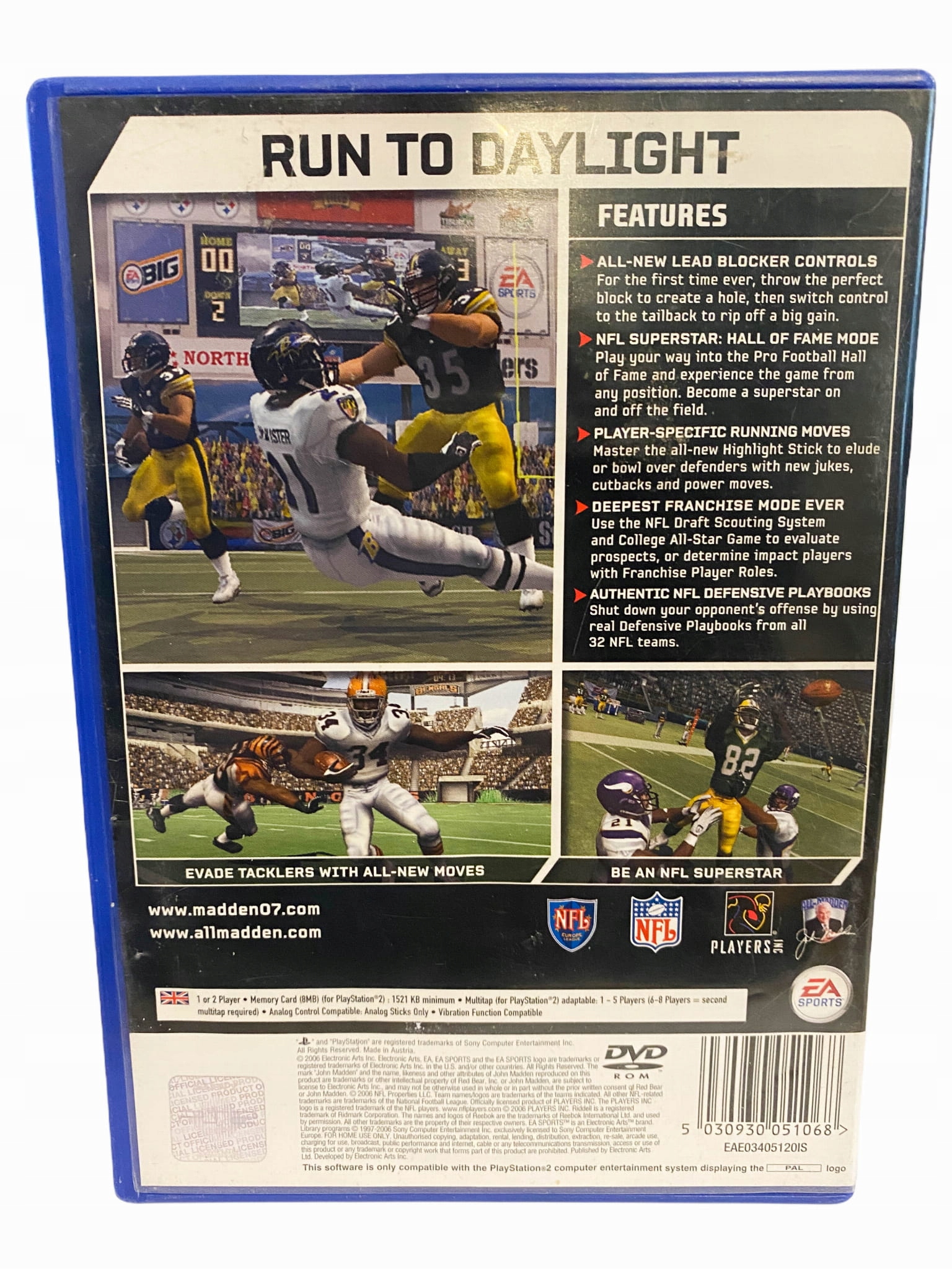 Madden NFL 07 PS2 Tematyka gry akcji