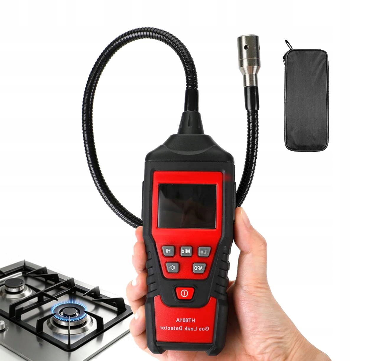 Detektor HT601A Přenosný Hořlavý Plyn S Automatickým Resetováním