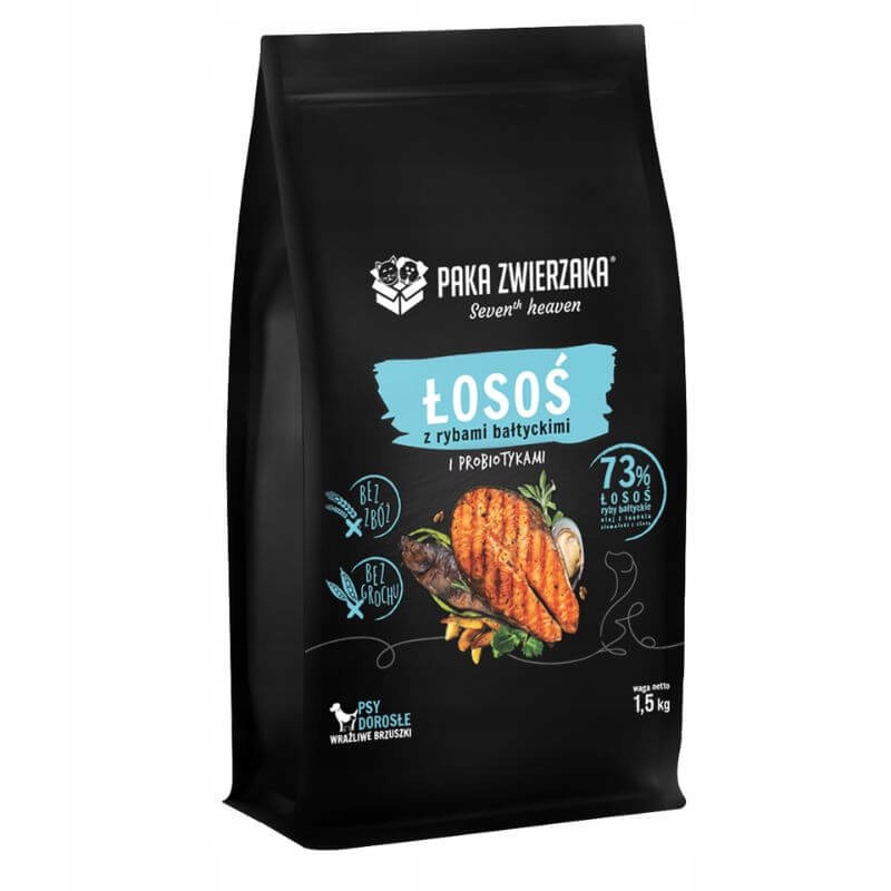 Suché krmivo pro psy Paka Zwierzaka Seventh Heaven losos 1,5 kg