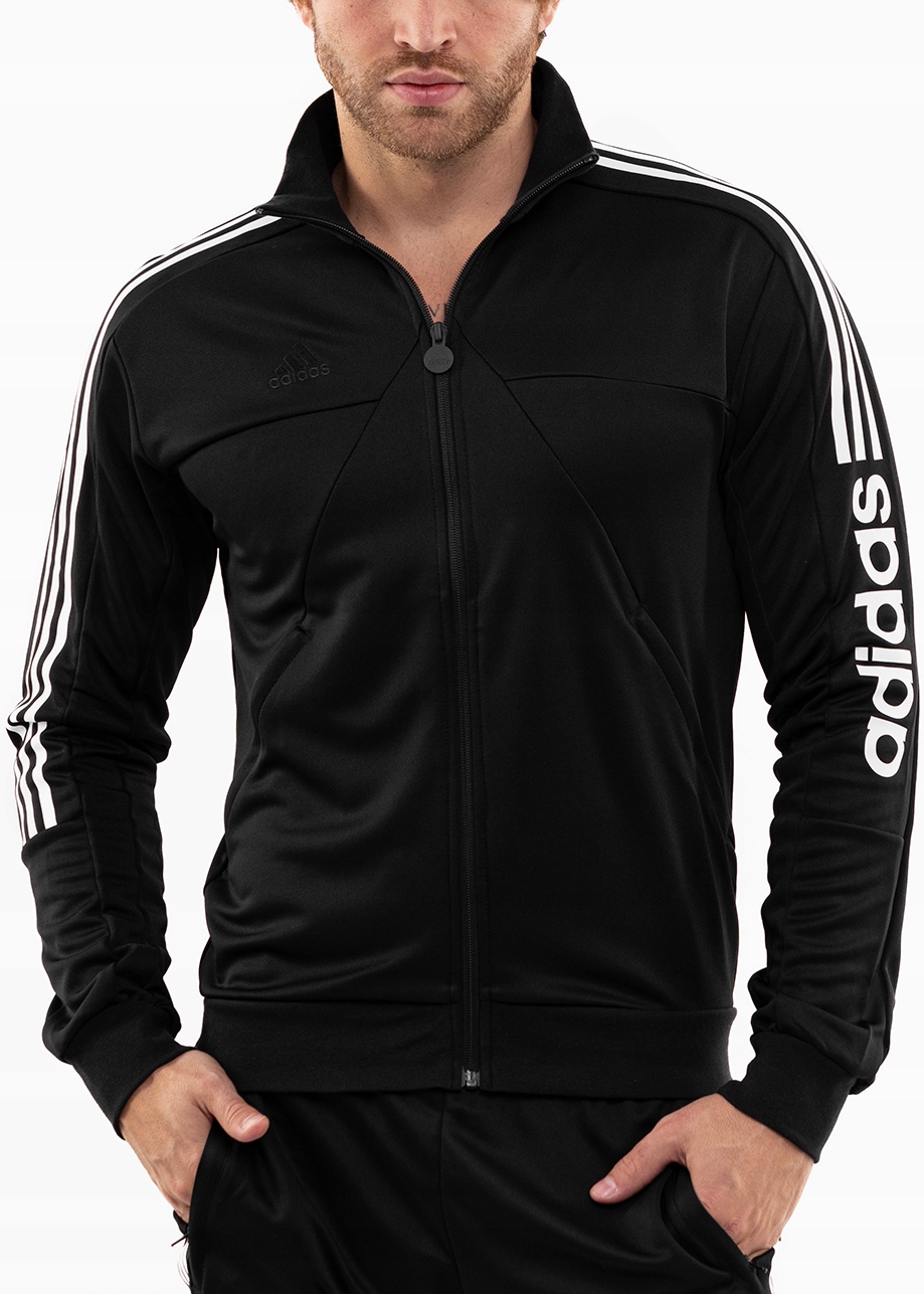 Pánská Mikina adidas Sportovní rozepínací Tréninková mikina Tiro Wordmark vel L