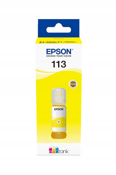 Tusz w butelce Yellow Epson 113 (T06B4, C13T06B440)