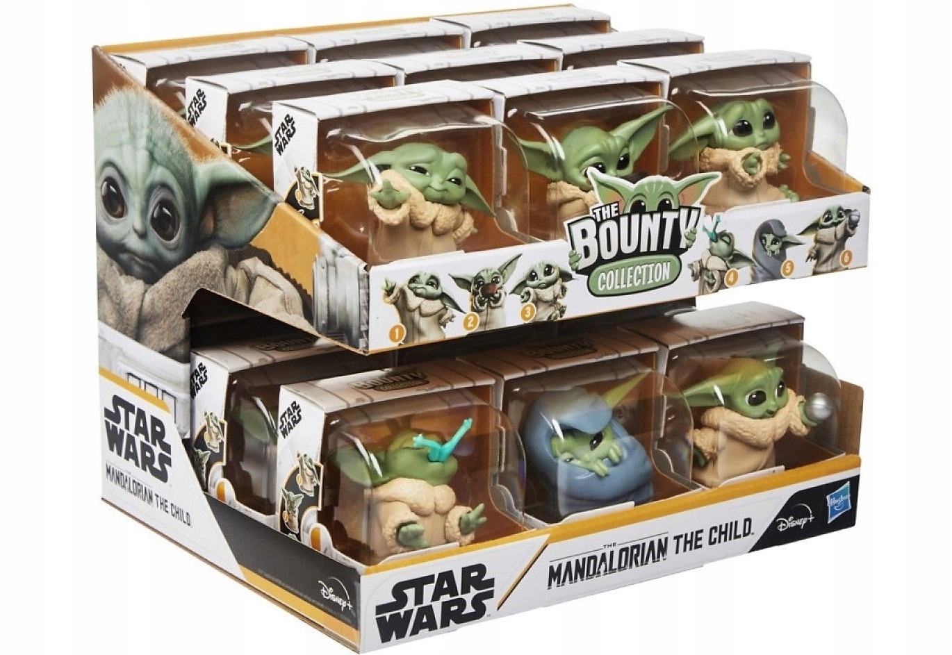 STAR WARS BABY YODA MANDALORIAN Z ŻABĄ FIGURKA Wiek dziecka 4 lata +