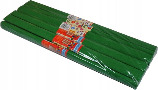 BIBUŁA MARSZCZONA NR.24 CIEMNA ZIELONA