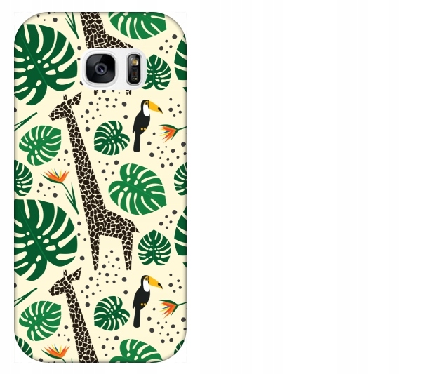 

Etui pokrowiec Samsung Galaxy S7 G930 Żyrafy tukan