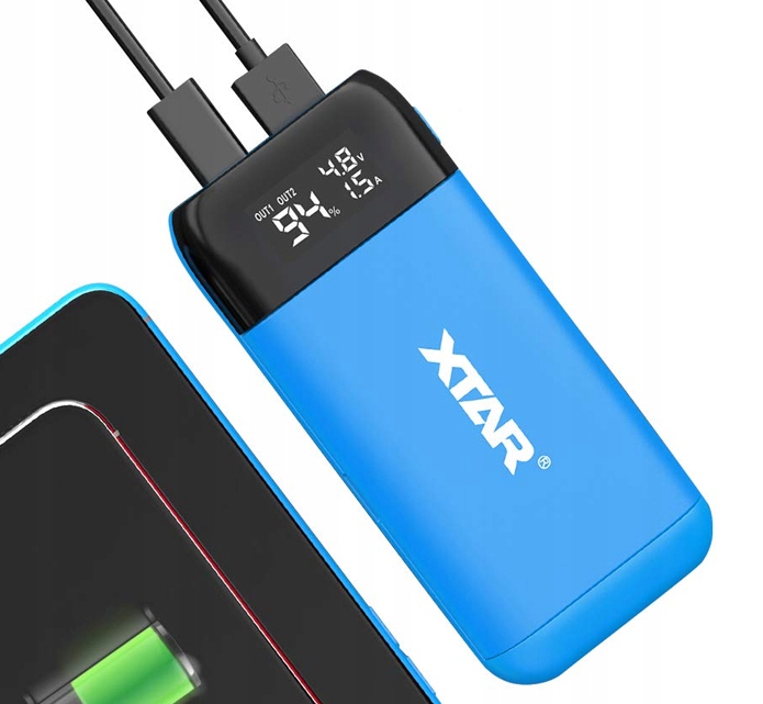 ЛОДОВАРКА / POWERBANK OGNIWA 18650 21700 XTAR PB2S Модель PB2S