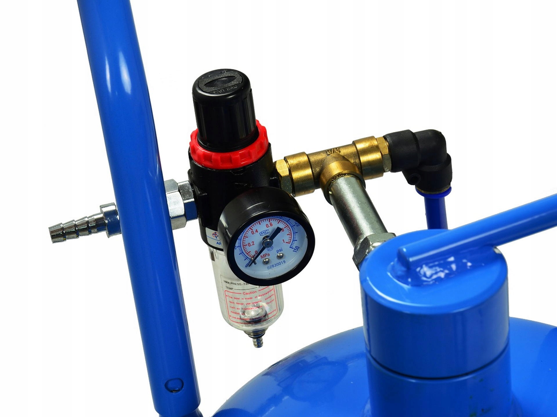 PIASKARKA MOBILNA SYFONOWA 19L MASKA LEJEK DYSZE ZESTAW Pojemność 19 l