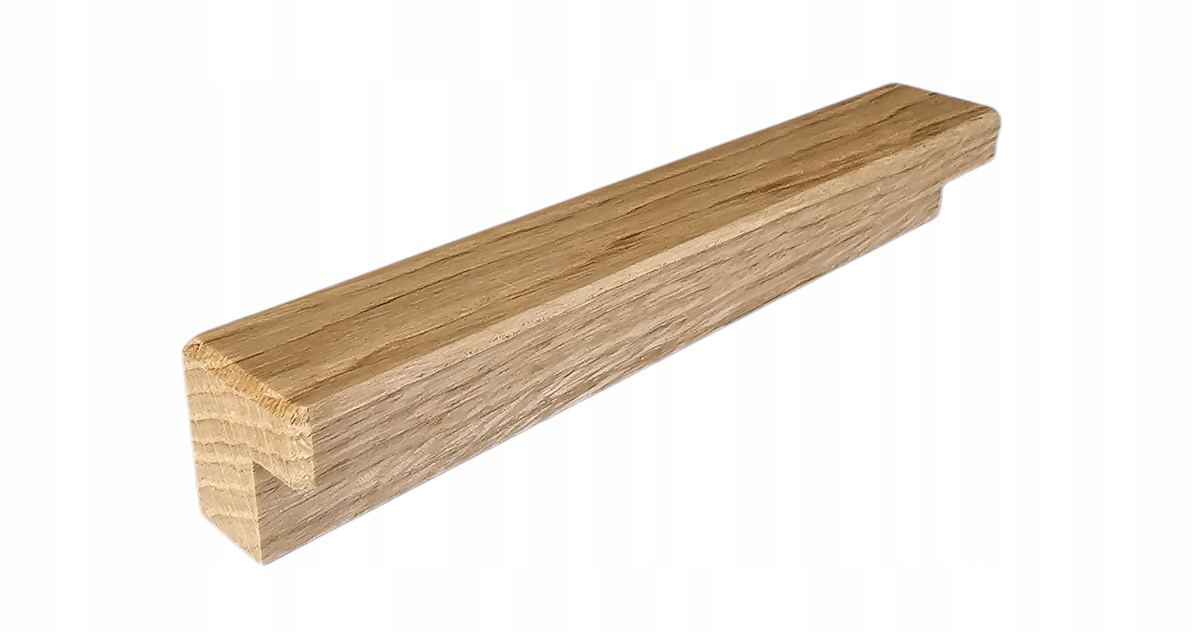 Uchwyt meblowy drewniany, Dębowy Elka dł.800mm roz.2x384mm Produkt Polski