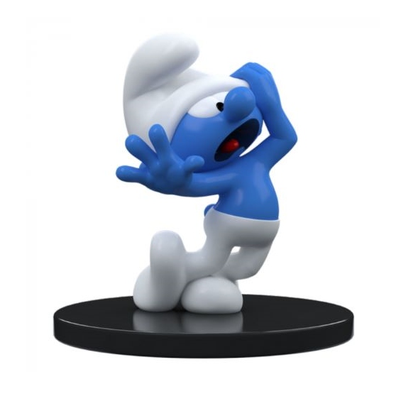 Smurf Nešikovný Šmoula Figurka 4 palce