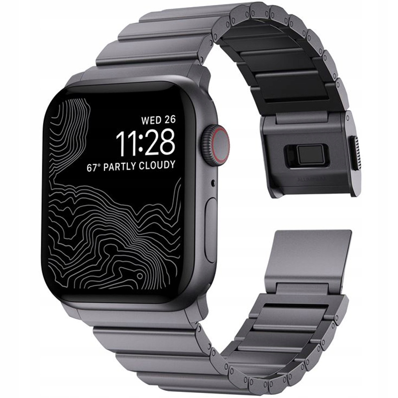 Remienok Nomad pre Apple Watch 21mm sivý