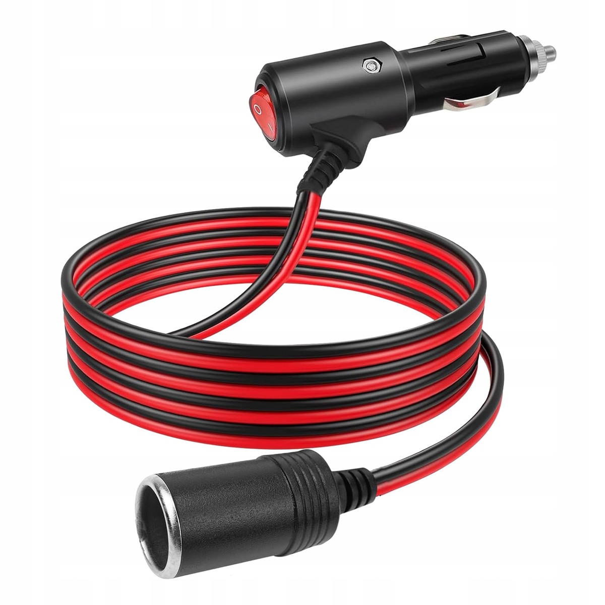 PRZEDŁUŻACZ GNIAZDA ZAPALNICZKI KABEL 2m 12V / 24V Premium