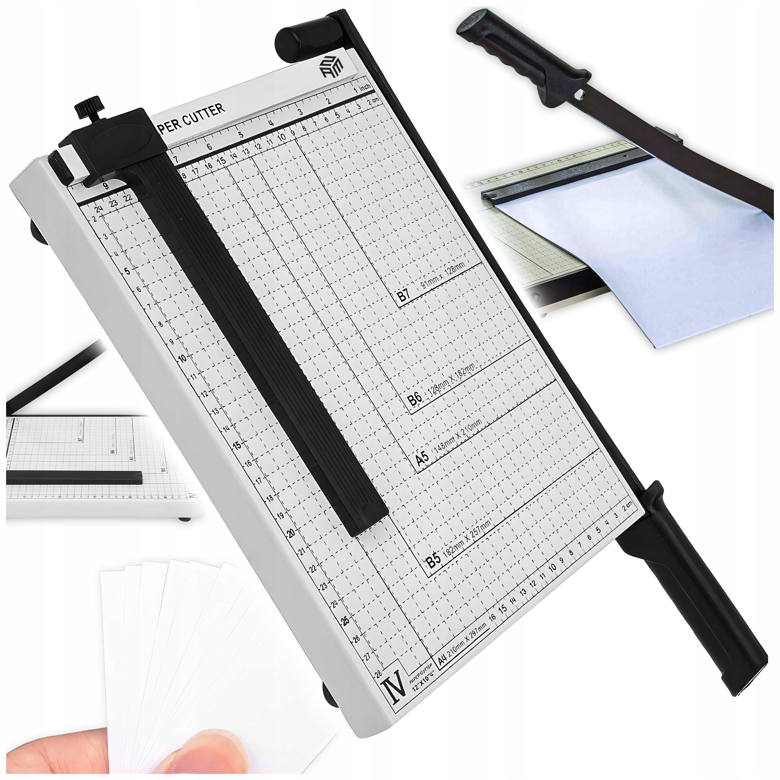 GILOTYNA TRYMER DO PAPIERU A4 METALOWA SOLIDNA OBCINARKA BIUROWA DO DOMU