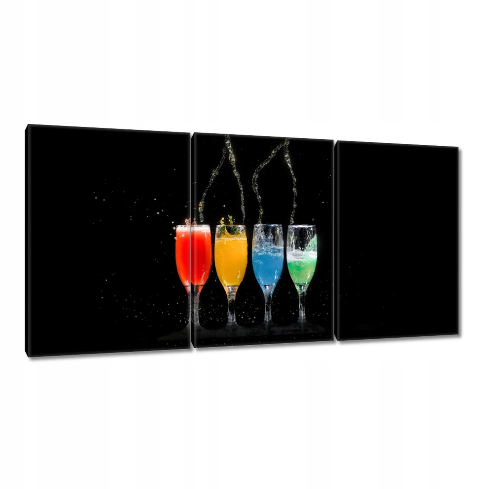 

Obrazy 120x60 Kolorowe drinki