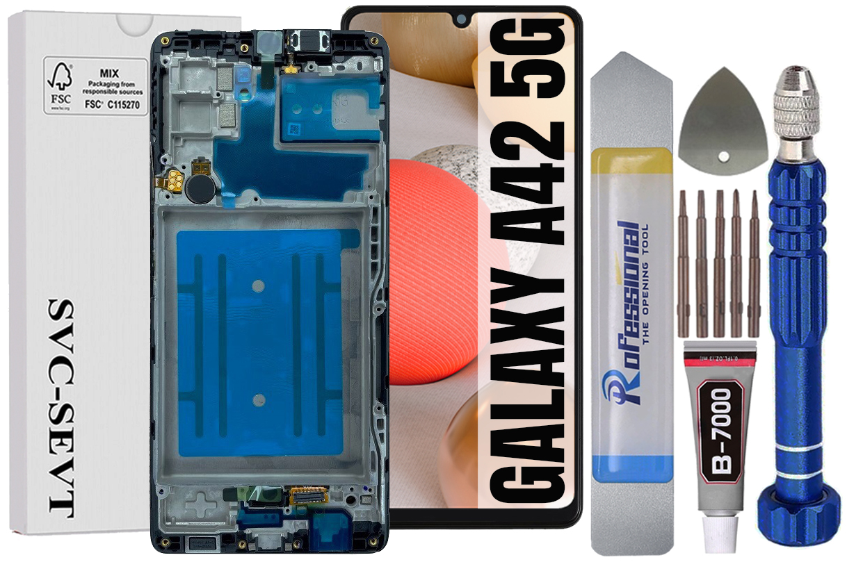 Displej Pro Samsung Galaxy A42 5G A426 Originální Oem Obrazovka +rámeček