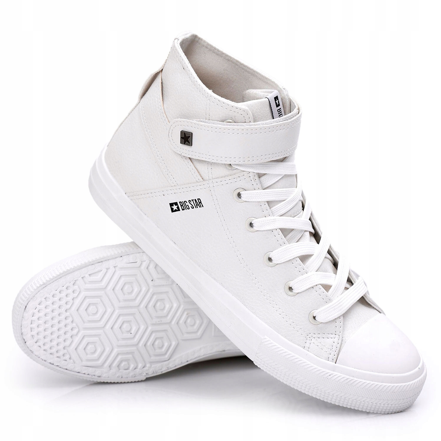 

Męskie Wysokie Trampki Big Star Y174024 Białe 43