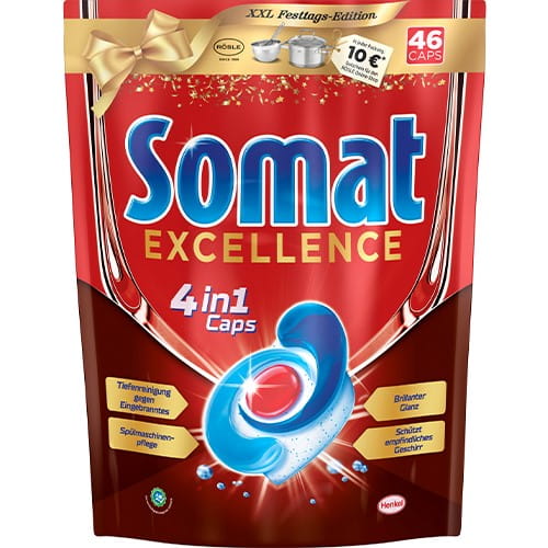 tablety do myčky Somat Excellence 4v1 Caps 46 Ks 796 g