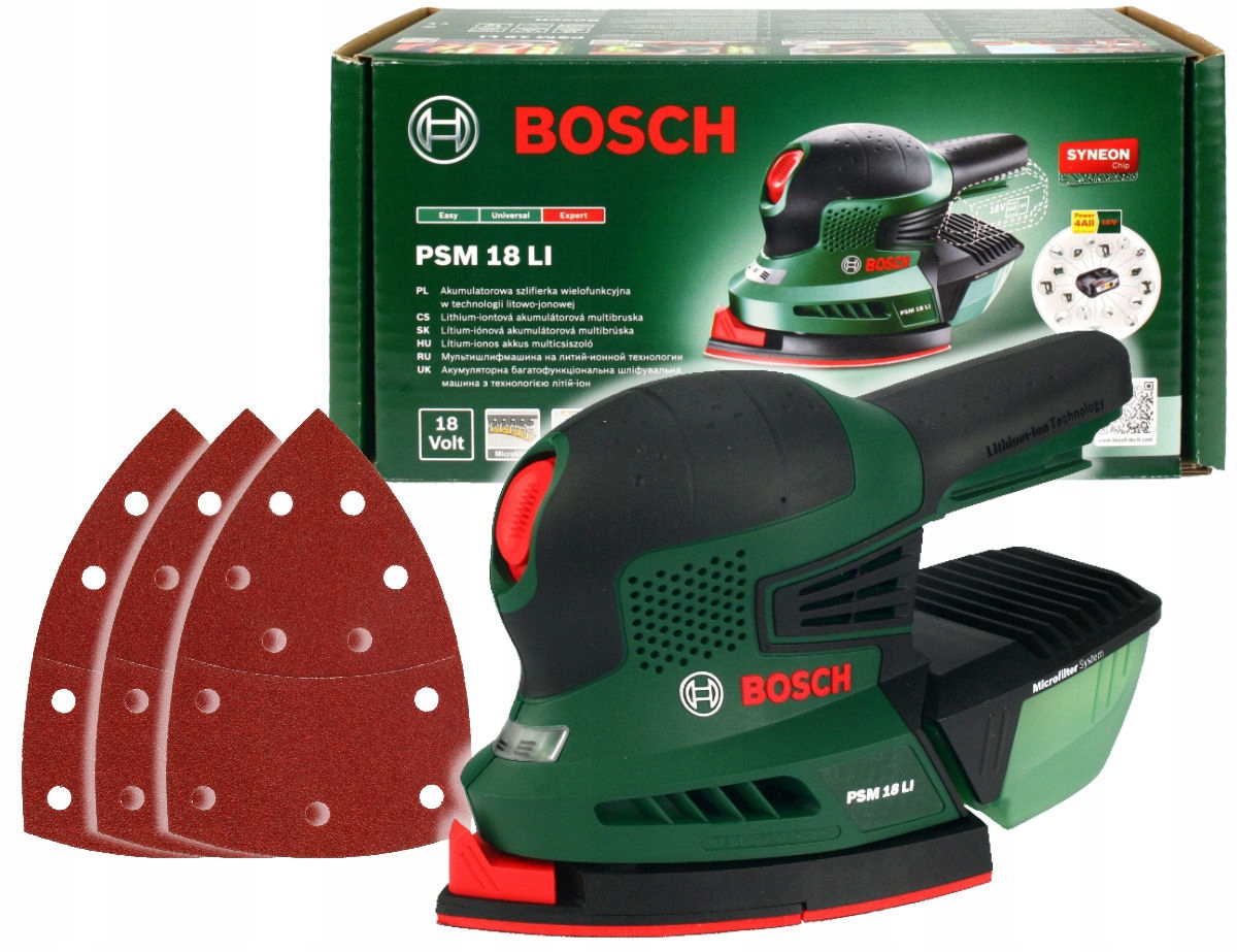 

Szlifierka Uniwersalna Psm 18 LI Bosch Korpus Body