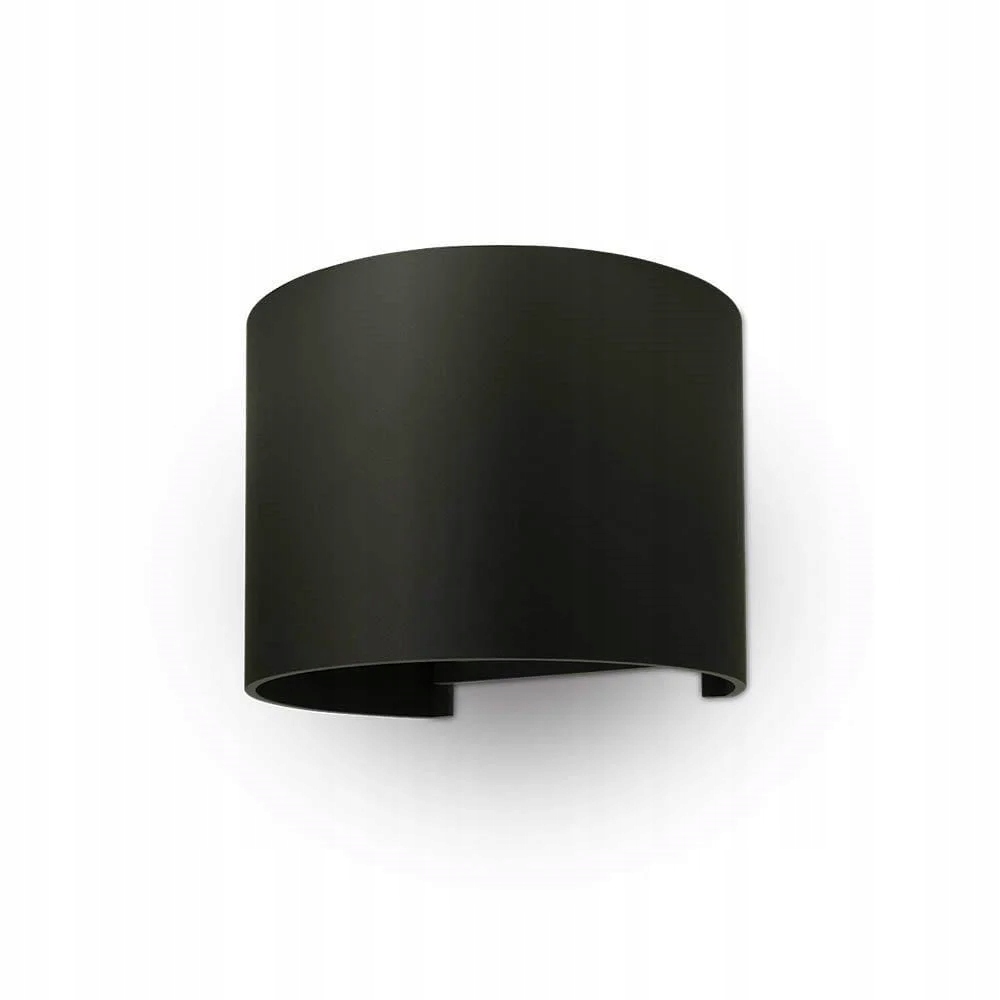 V-tac Regulovatelné nástěnné svítidlo 5W Černé Kulatý IP65 Bridgelux