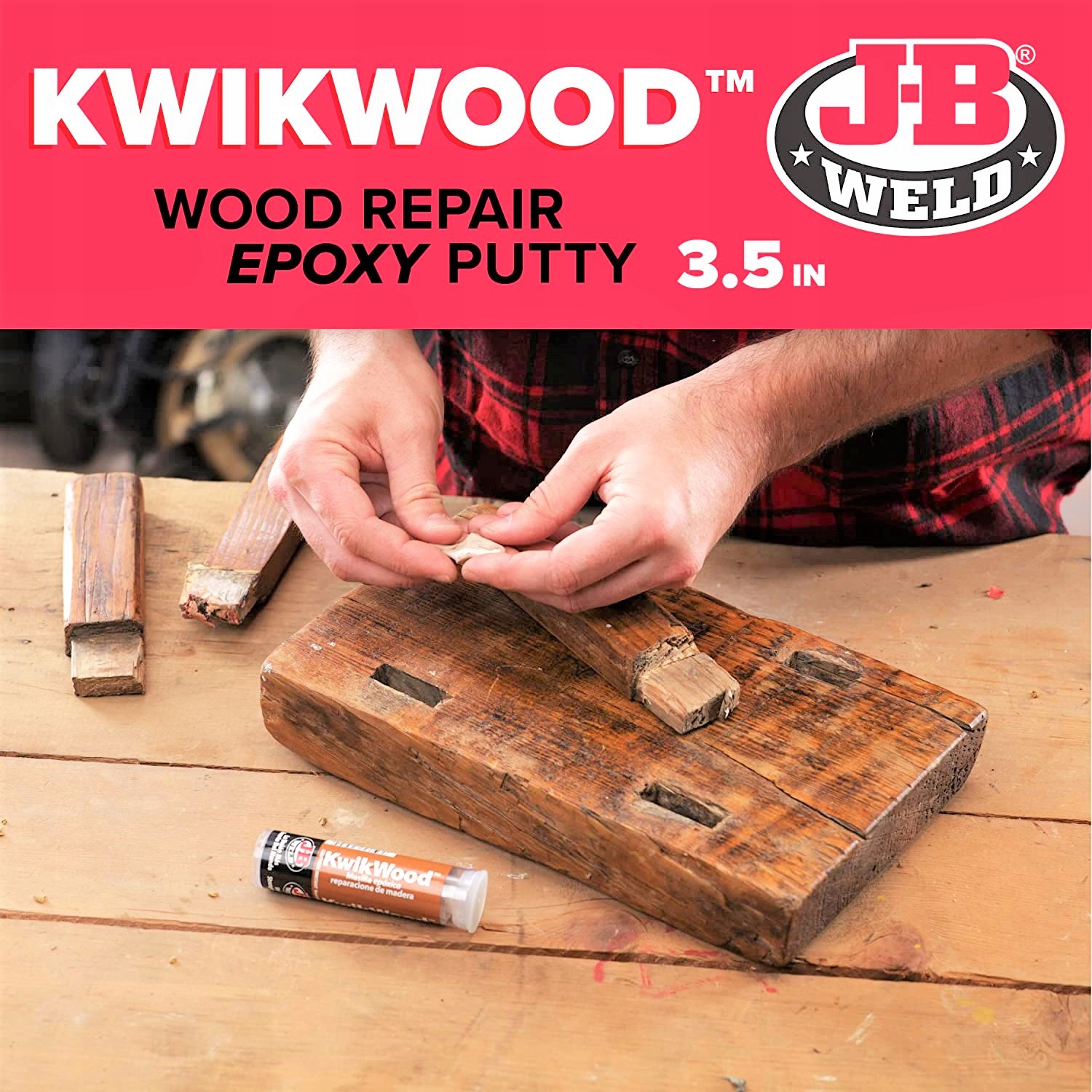 JB WELD KwikWood KIT pro opravy MEBLI a DŘEVA 28g Značka ostatní