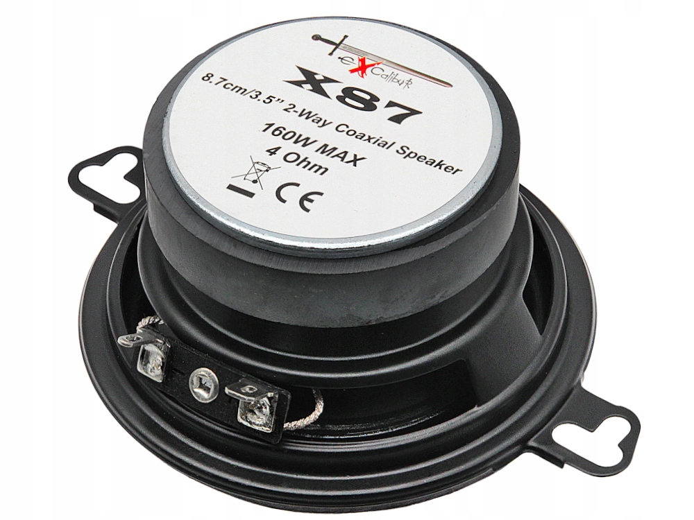 GŁOŚNIKI SAMOCHODOWE EXCALIBUR 87MM VW GOLF II 2 Kod producenta X87