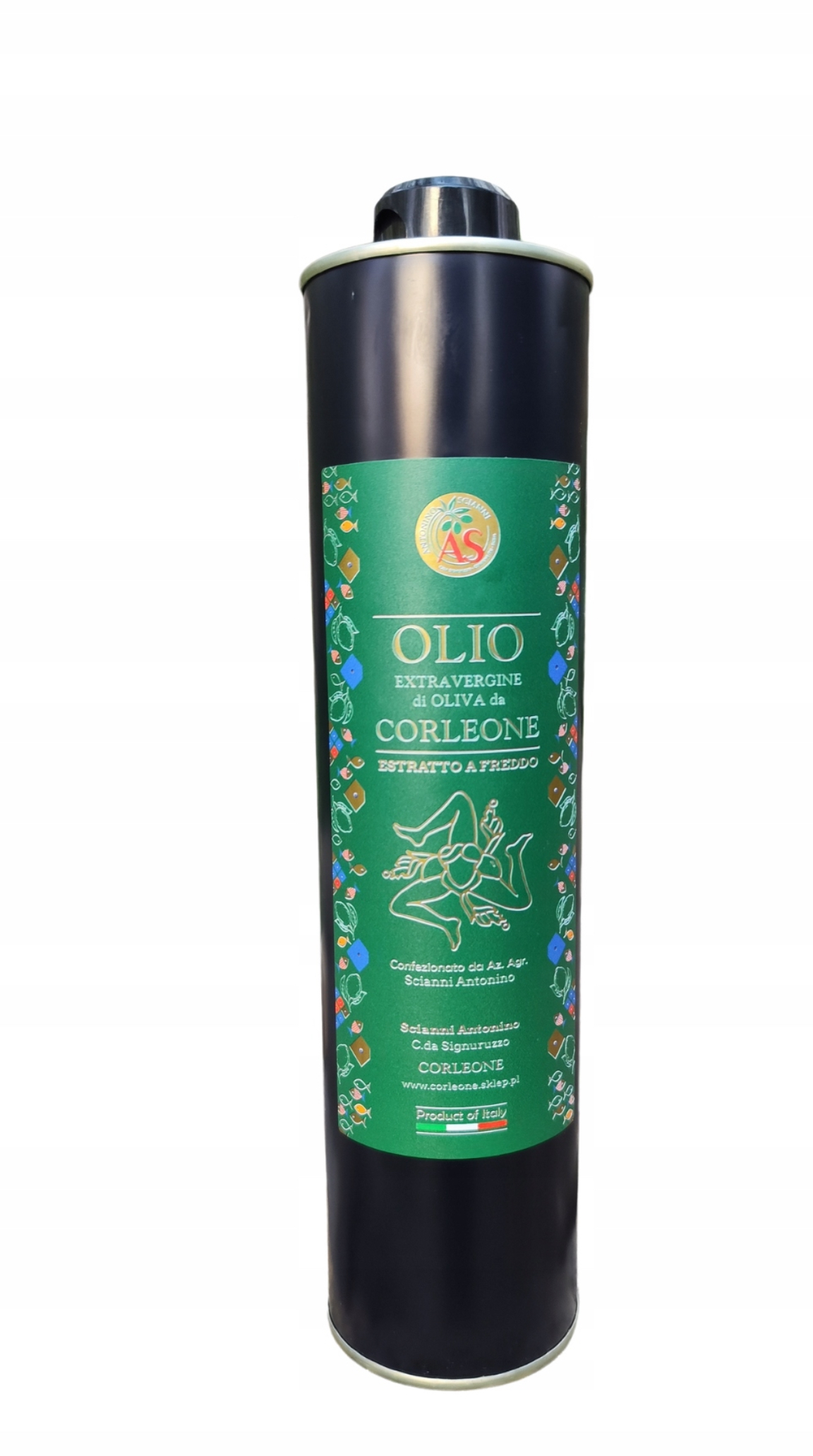 Oliwa z oliwek extra vergine Verdone 2025 Corleone Antonino Scianni 750ml