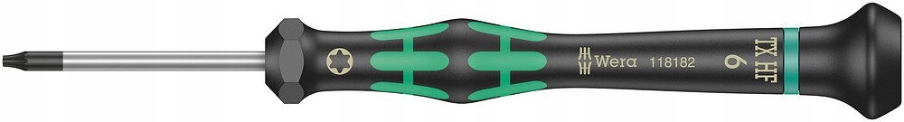 Wera Micro 2067 Wkrętak Torx Hf precyzyjny, Tx 6 × 40 mm 05118182001