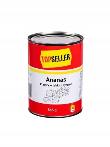 5 x Topseller Ananasové plátky v sirupu 565 g