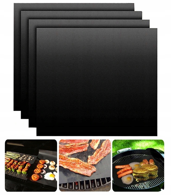 MATA DO GRILLA TEFLONOWA DO PIECZENIA TACKA 4 SZT. Długość 40 cm