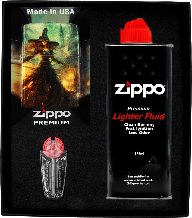 Dárková sada Zapalovač Zippo Witch Design č. 1