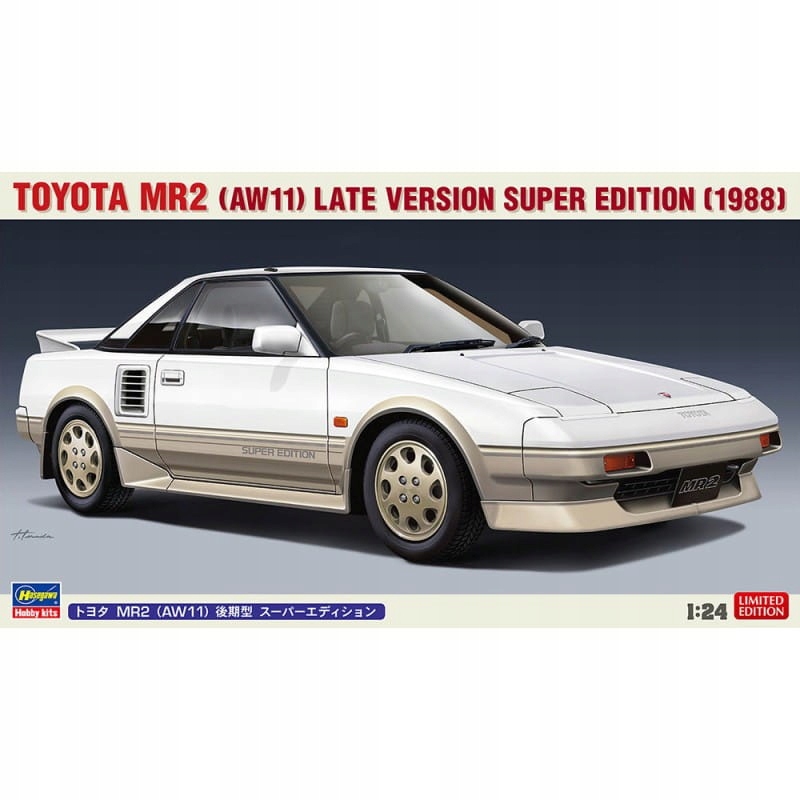 Hasegawa 20604 Toyota MR2 (AW11) Car Scale 1/24 Hobby Plastic Kit New