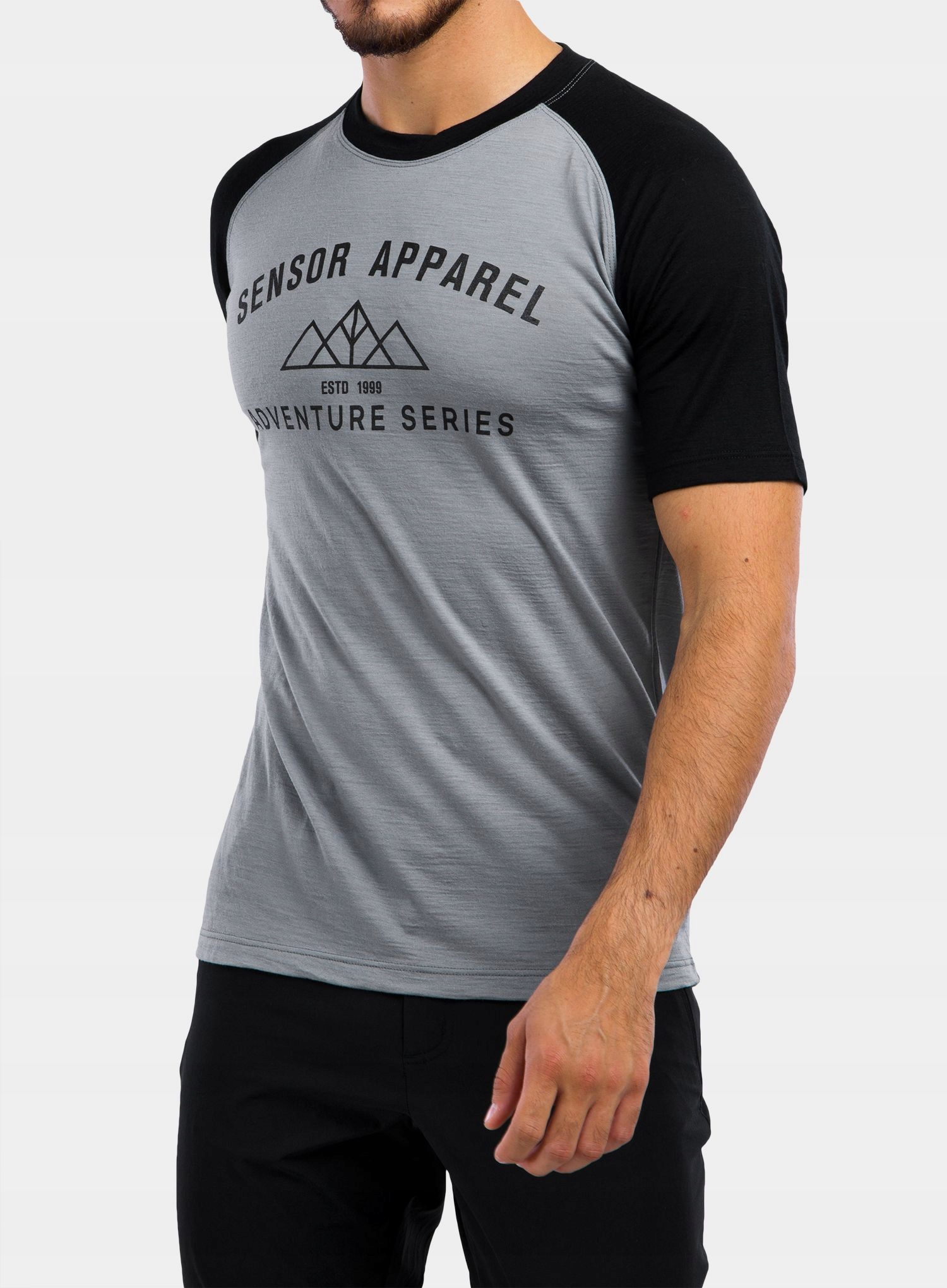 Merino tričko Sensor Merino Active Pt Tee S/s šedá adventura XXL