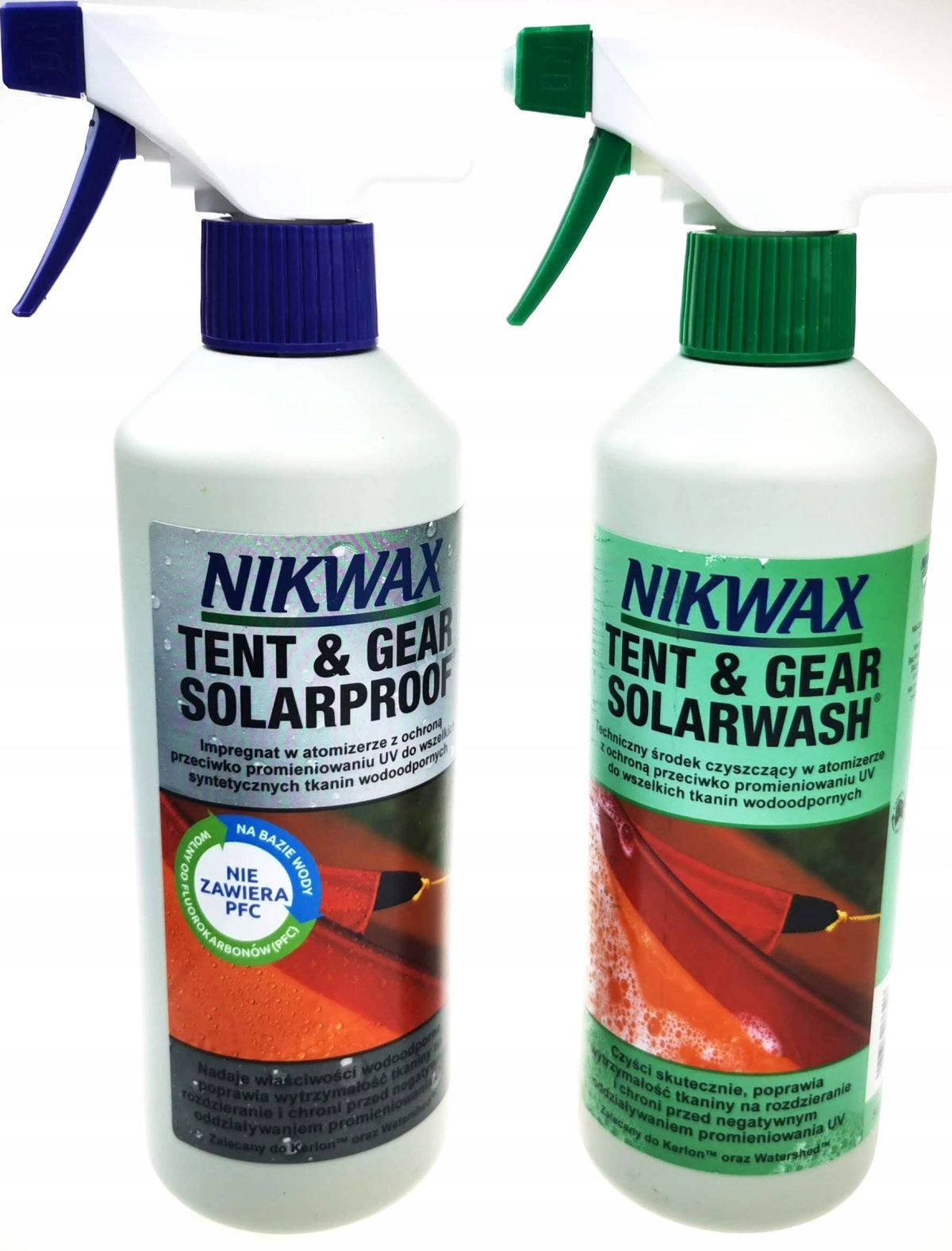 

Nikwax Tent&Gear Solar Wash + Solar Proof