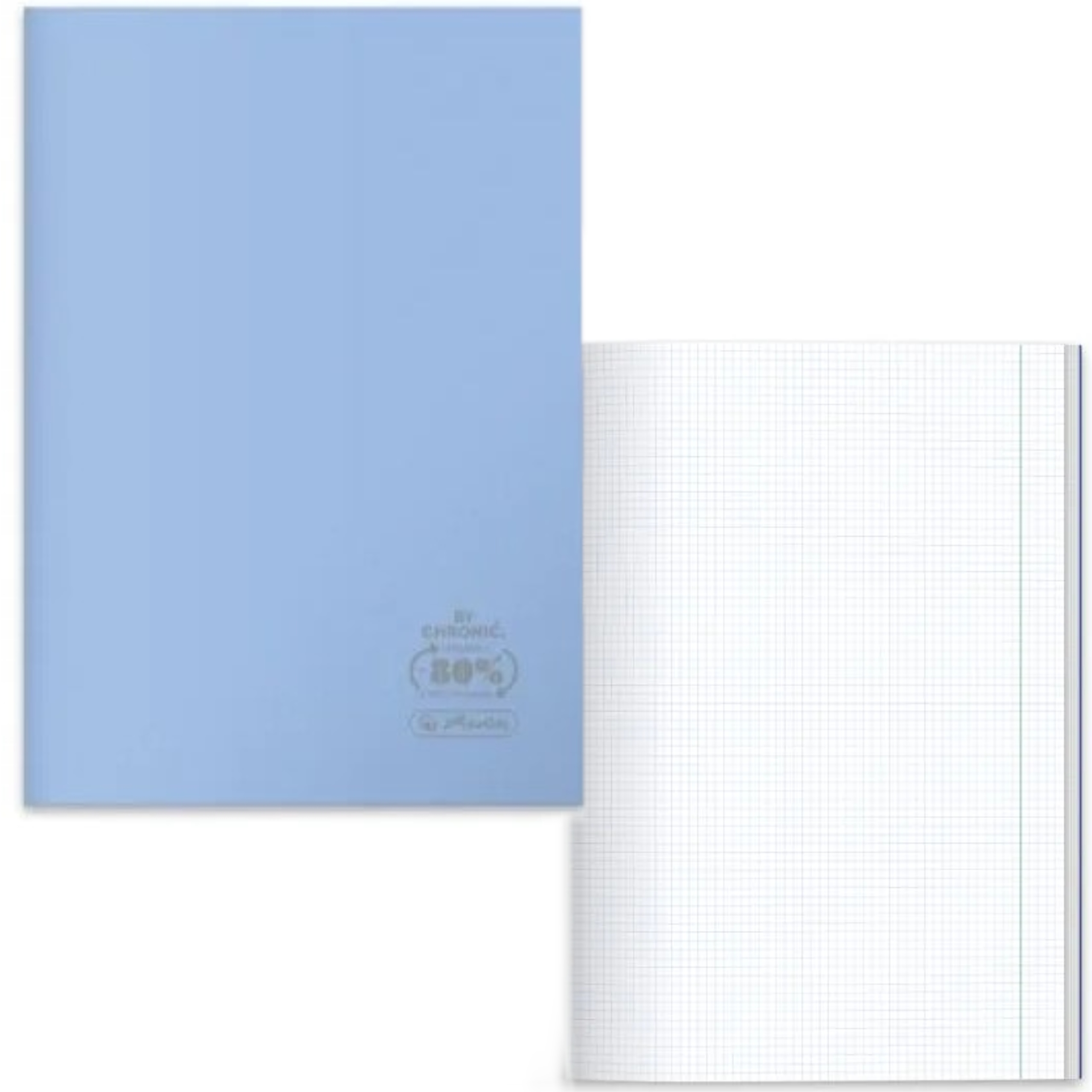 

Zeszyt Eco Pp Pastel A5 kratka 60k niebieski
