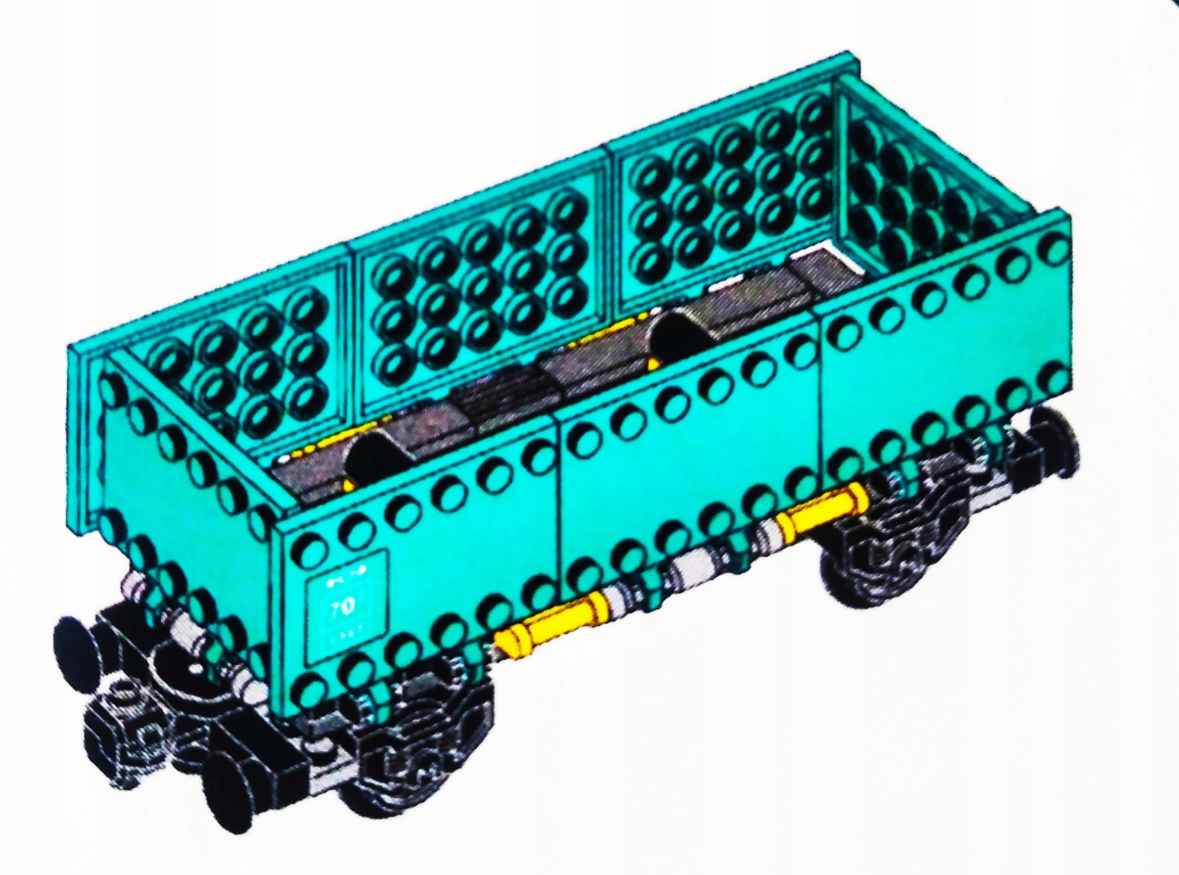 

Lego 60336 otwarty wagon węglarka 60052 60098 7939